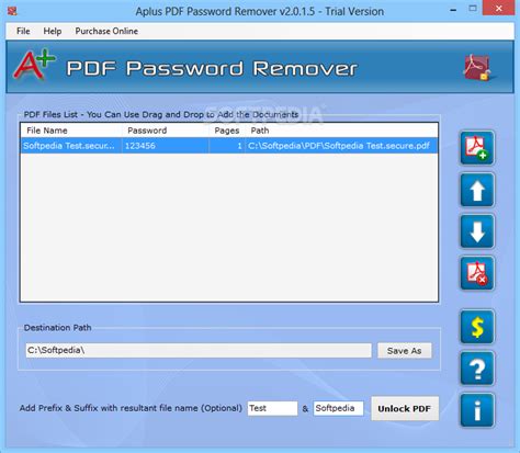 Portable PDF Password Remover 7 Free Download